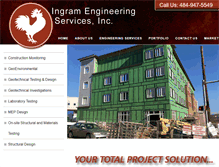 Tablet Screenshot of ingram-engineering.com